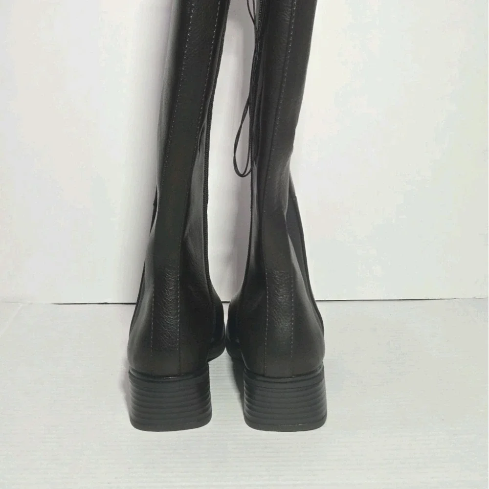 Aerosoles Women's Daria‎ Brown Knee High Equestrian Boots Size 6M Stretch New